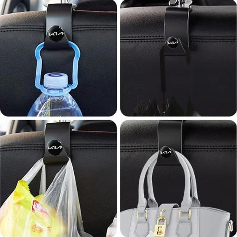 ABS Car Seat Back Hook Headrest Organizer for KIA Rio Pregio Soul Cd5 Soluto Kx3 K3 K5 Optima Cerato Sedona Forte Niro SportageSB2