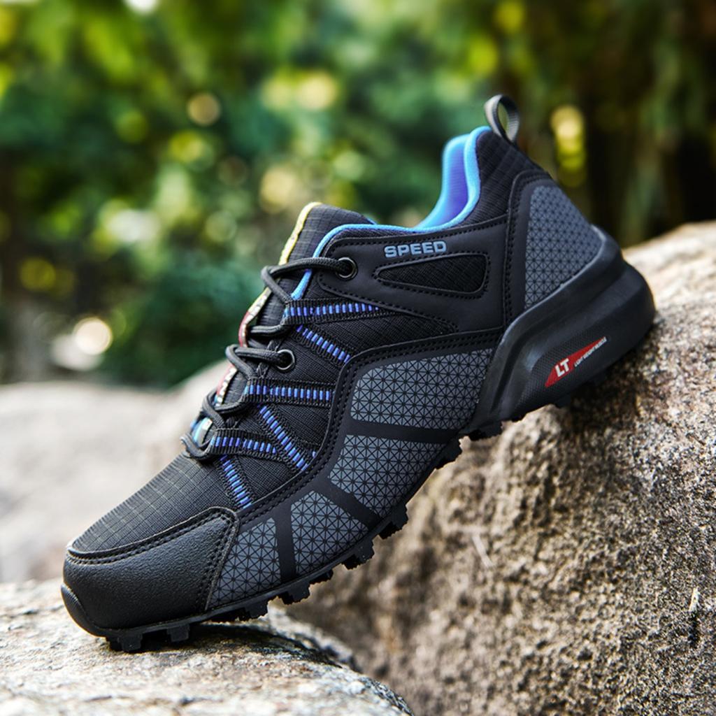 Zapatos de Senderismo para Hombre, Transpirables de Caña Baja, Adecuados para Exploración Urbana, Uso Casual, Forma de Zapato a la Moda, Suela de Agarre Robusto