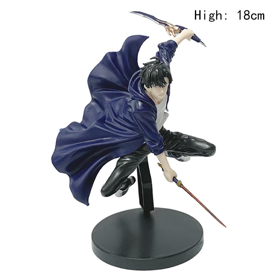 21cm Solo Leveling Sung Jinwoo Anime Figure Ore Dake Level Up Na Ken Shun Mizushino Action Figure Collectible Model Doll Toys