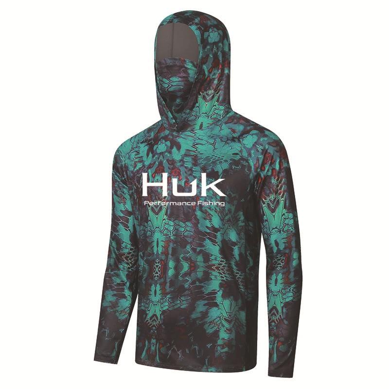 Mens Quick-Dry UV Protection Fishing Hoodie Summer Outdoor Sports Cycling Jersey Lightweight Breathable Angling Apparel