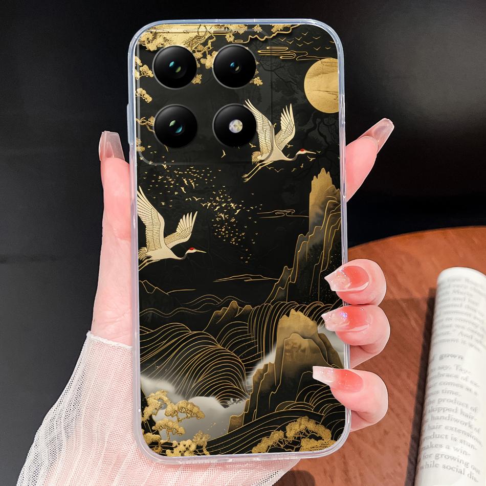 Case For Xiaomi 15T Pro Creative Funny Phone Shell For Xiaomi 15 T Transparent Soft Silicone Lightweight Protective Back Cover