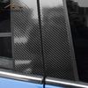 Carbon Fiber B Pillar Window Trim Cover Sticker For Mini Cooper F54 F55 F60 Clubman Countryman Auto Exterior Decor Parts