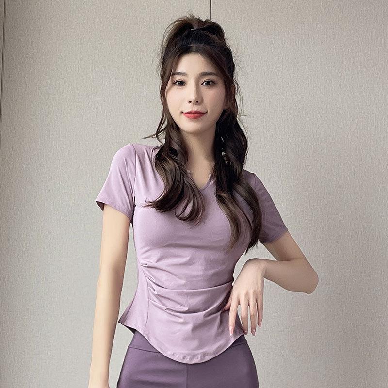 

2025 Женский Летний Спортивный Комплект Высокого Класса для Бега и Йоги с Брюками Микроклеш Extra Large