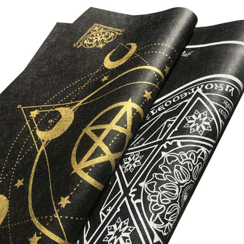 Tarot Card Special Tablecloth Board Game Fortune Astrology Velvet Card Pad Pentagram Divination Altar Cloth