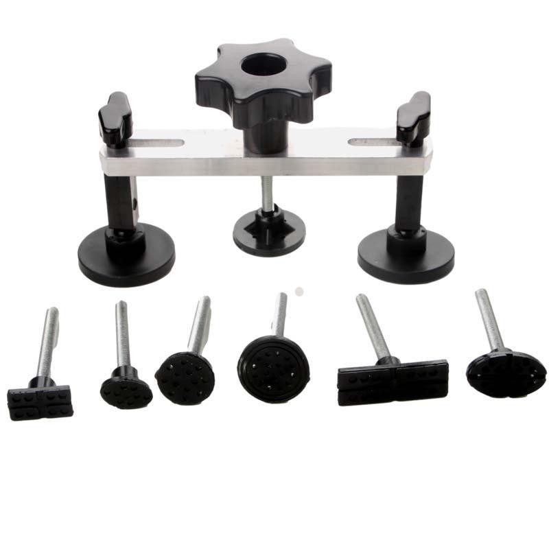 Set de instrumente de reparare a denturilor auto cu extractor de aspirație și 18 garnituri pentru repararea deteriorărilor din tablă și grindină.