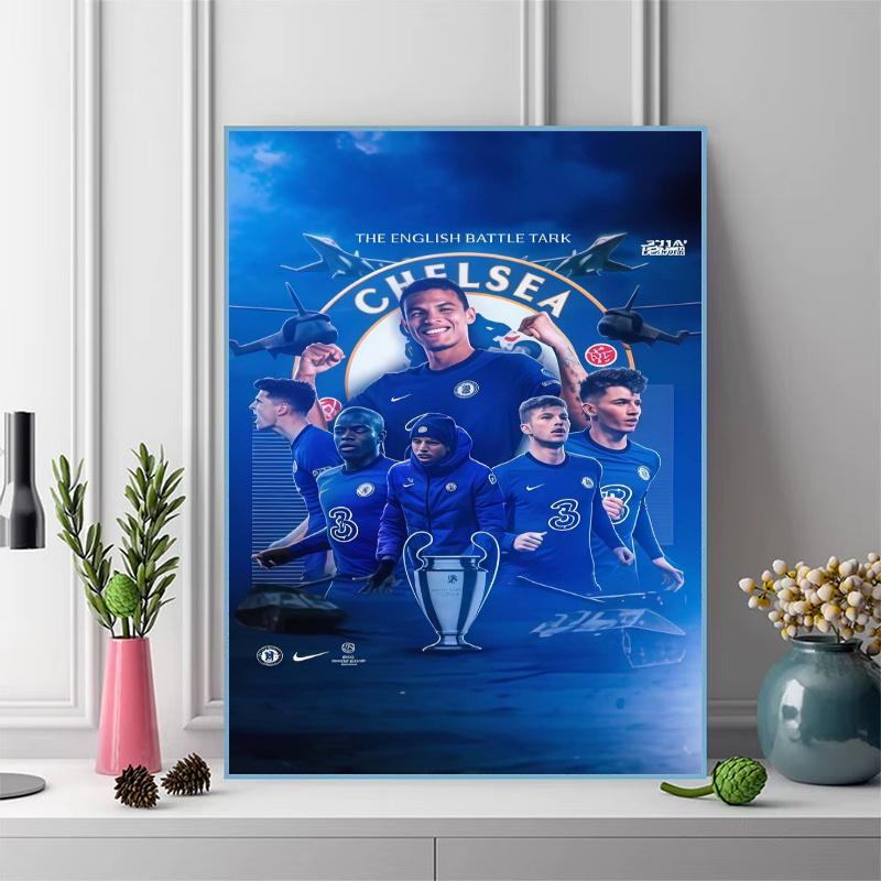 Chelsea FC 100% Round Full Drill 5D DIY Diamond Painting Embroidery Cross Stitch Rhinestone Décor