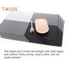 Placemat Wear Resistant Waterproof Non-slip Heat Insulation Rectangular Table Mat Glassware Cup Coaster