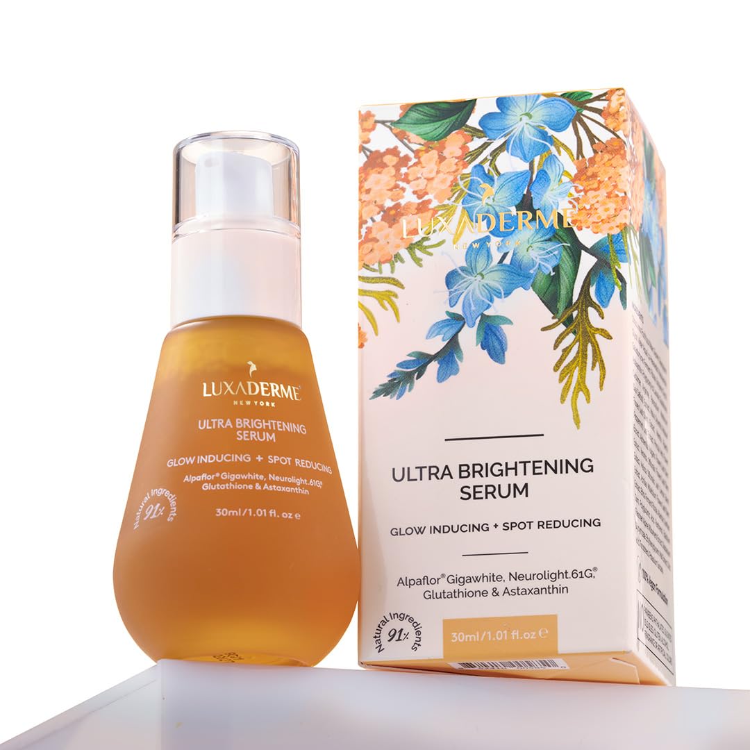 

Ultra Brightening Korean Face Serum with 77% Yuzu, Vitamin C Rich, Glutathione & Niacinamide | | Vegan Korean Skincare for Men & Women | 30ml 30 ML