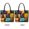  Colorful Patchwork Tote Bag for Daily Use