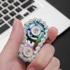 Metal Chain Sprockets Flywheel Fingertip Gyro Fidget Spinner Toys Anti Stress Diy Replace Bicycle Chain Spiner Fidget Toys Kids