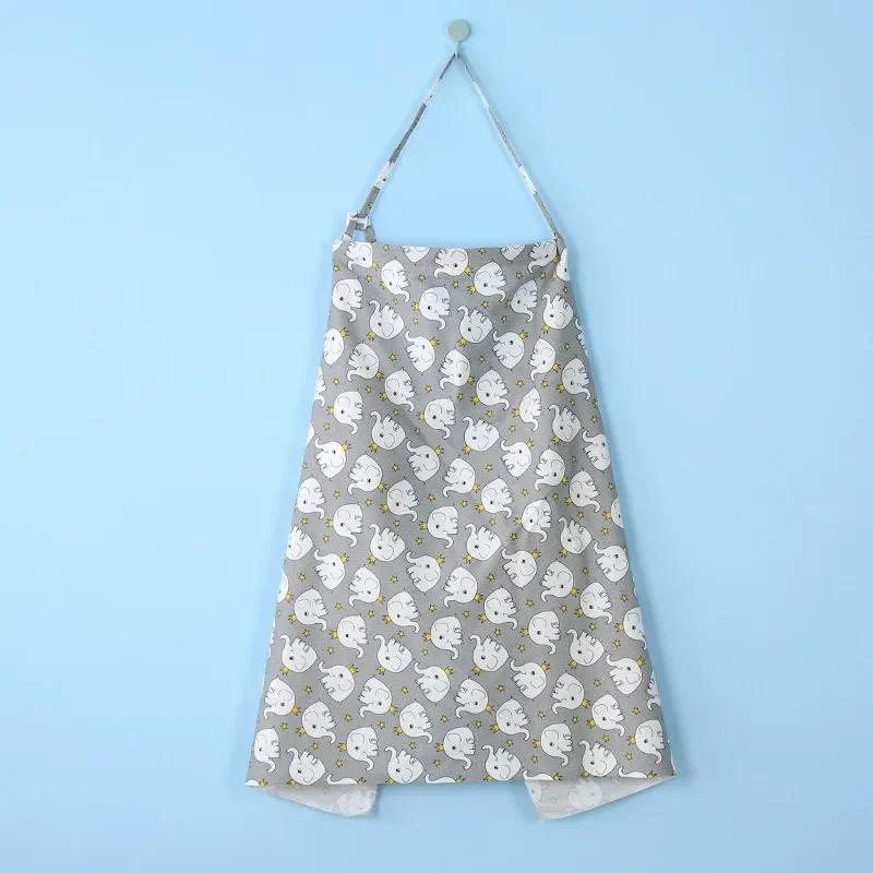 Breathable Cotton Baby Nursing Cover - Outdoor & Daily Breastfeeding Cape Soft Breast Feeding Cloth & Nursing Clothes for Moms