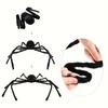 A 59.06inch Giant Black Spider, Suitable for Indoor and Outdoor Halloween Decoration, Family Parties, Courtyard Haunted House Decoration
