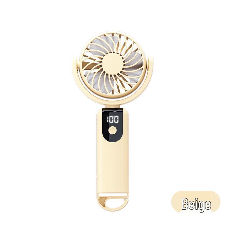 

Portable Carabiner Mini Fan with Digital Display and Text Printing 218*100*36mm