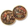 250th Anniversary Commemorative Coin Independence Day Founding Medal Challenge Coin Embossed Metal Coin Color Printed Badge