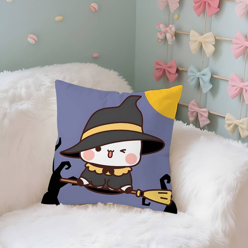 Cute BuBu DuDu Case Plush Fabric Soft Pillowcase Double Sided Print Cushion Cover Household Gifts
