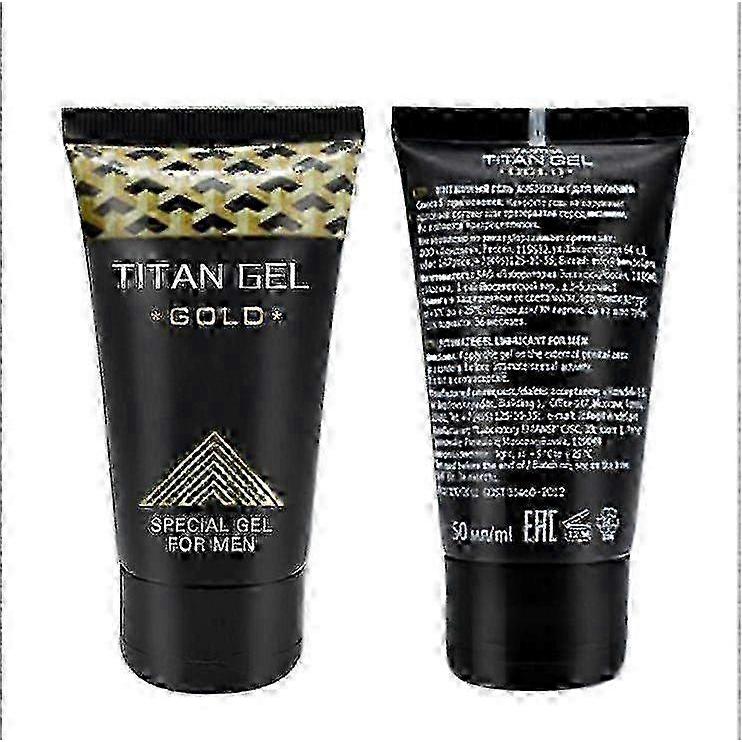 Titan Gel Intimate Gel for Men, Gold Version - Enhance Size, Blood Circulation, Moisture, Irritation Prevention, Fresh Feel