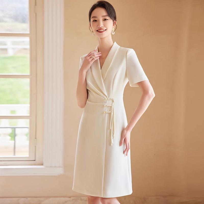 Aishangchen 2024 Summer Fashion Little Fragrant Style Versatile Commute Formal Dress