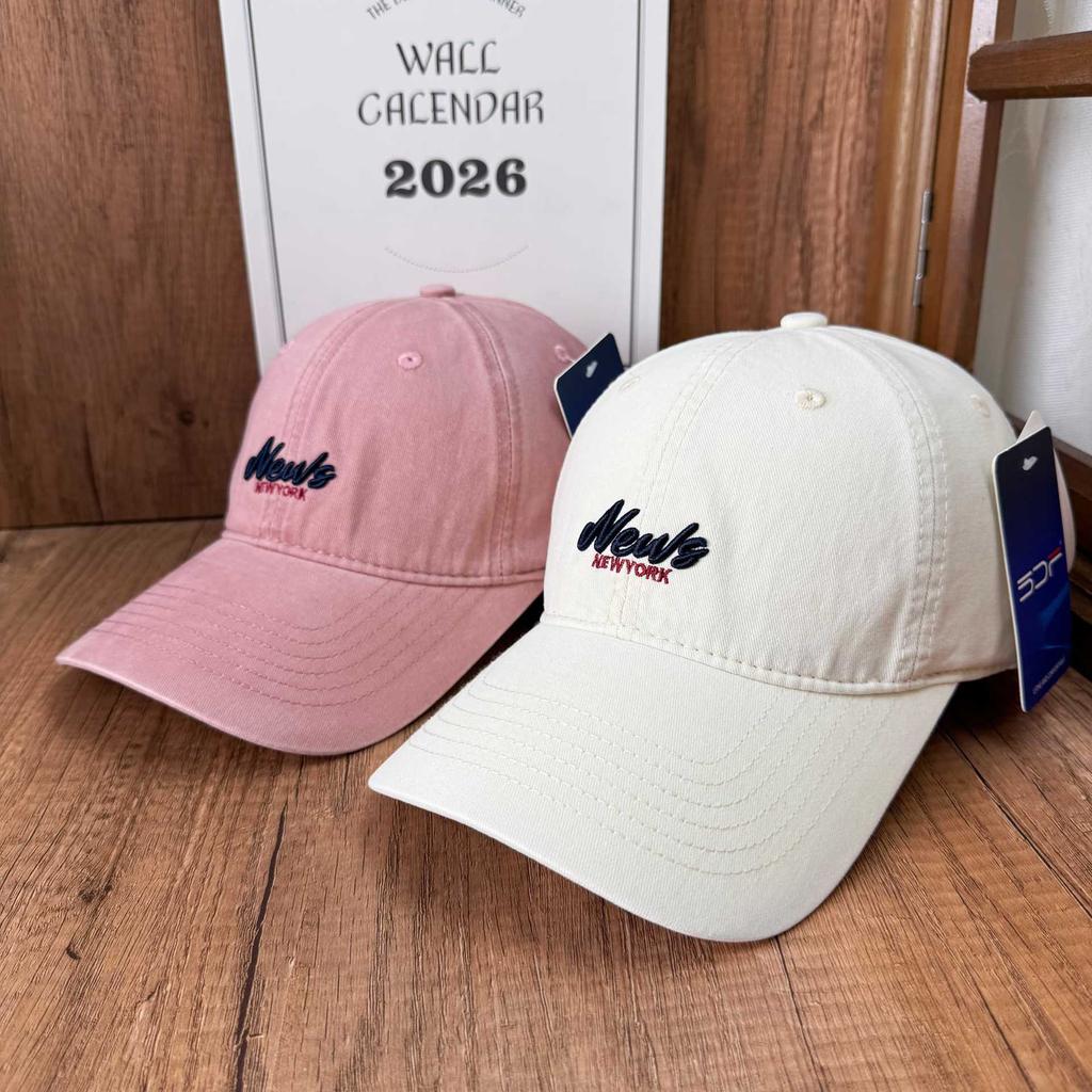 Daily cap washed old English embroidery baseball cap street travel retro style men and women tide