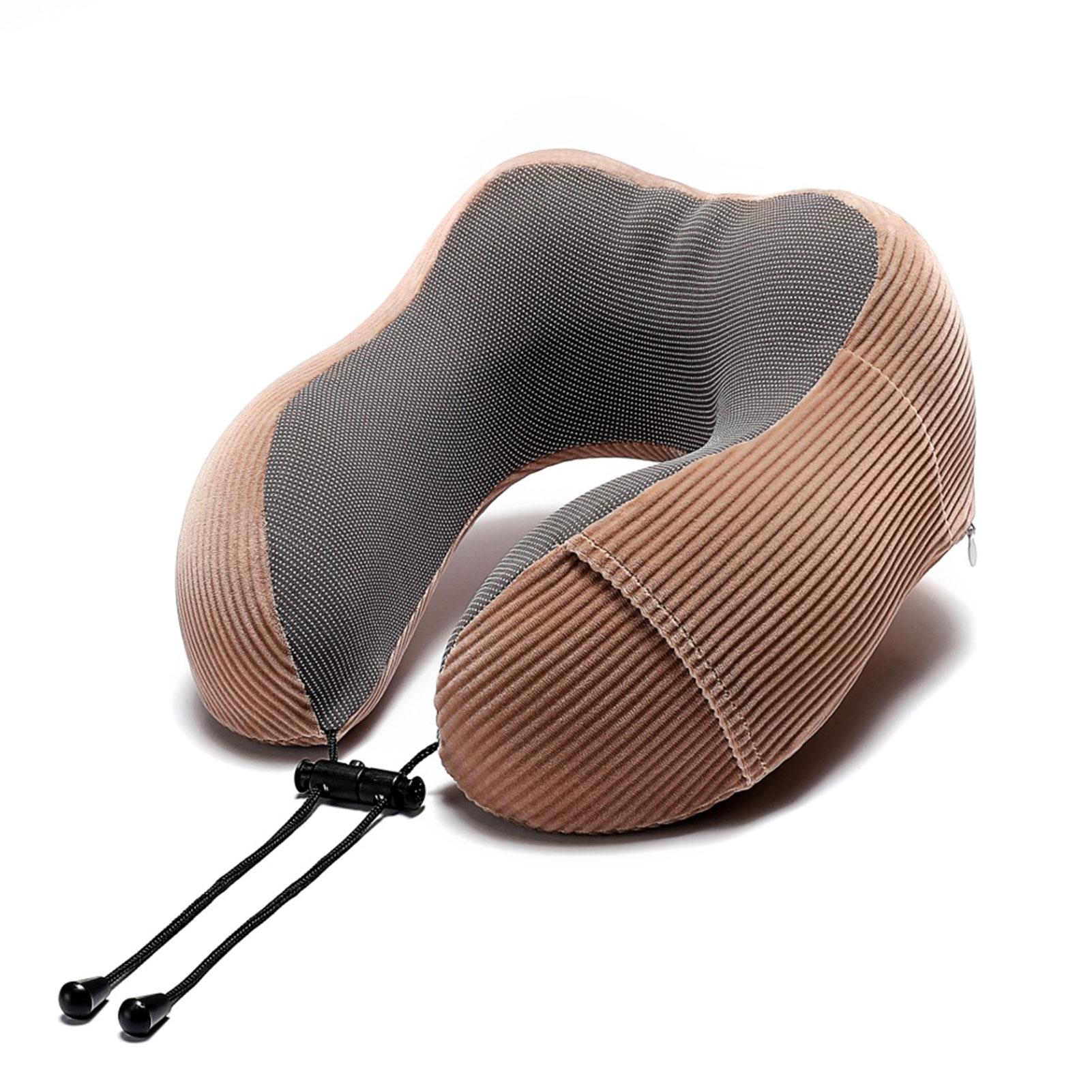 

Подушка U-образной формы, Дорожная подушка из пены с памятью, Моющаяся, Медленно восстанавливающая форму, Поддерживающая шейный отдел позвоночника, Для автомобилей, Самолета кафе