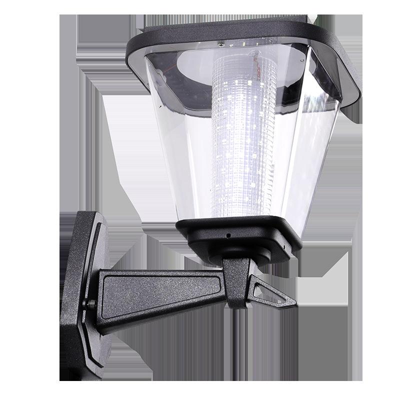 Modern Garden Decoration Waterproof Lighting Solar LED Wall Sconce Lamp Outdoor Balcony