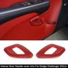 Roter Carbon Türgriff Rahmen Abdeckung Zierleisten Dekor Blenden Für Dodge Challenger 2011+