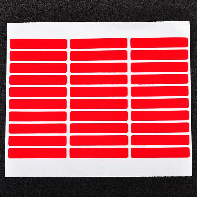 Oval Transparent Nail Polish Swatch Board for Beginners - Practice Tips & Color Display Card