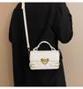 Rhombus bag handbag bag new trendy retro versatile small square bag women's summer high-end versatile messenger bag