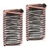 2Pcs Banana Hair Clips Metal Woven Thread Easy   Simple Stylish Vintage Clincher Comb for   Travel Family