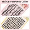 Wispy Manga Eyelash Clusters Natural Anime Individual Lashes 60/100Pcs Fairy Lash Clusters