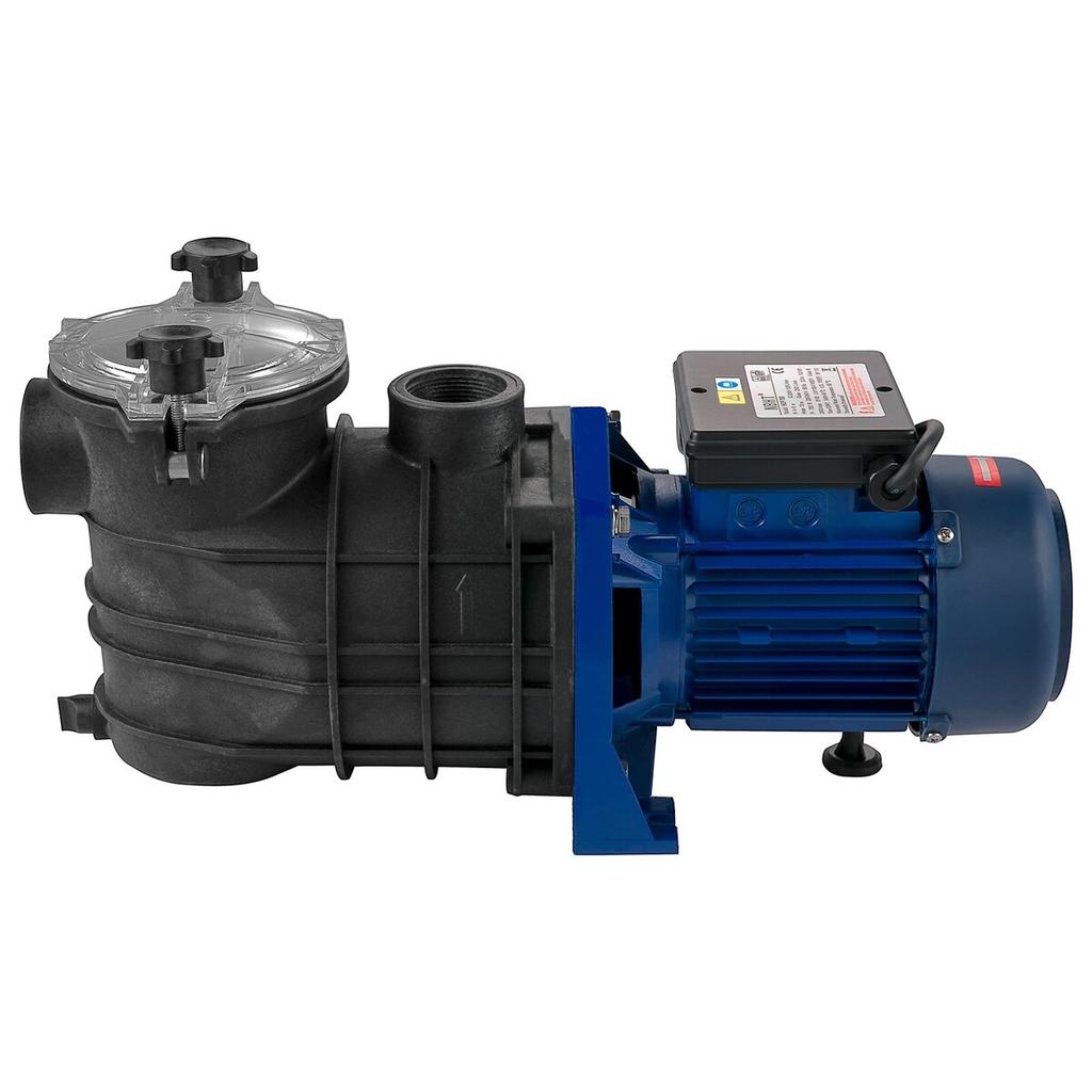 Pompă Piscină 1 CP, 15000 L/h 750W Pompă Piscină Pompă Piscină Îngropată/Supraetajată cu Coș de Filtrare Motor Pompă Piscină pentru Apă Curată în Piscină 1.97"