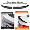 For JAC T9 2018-2026 3-Section ABS Rear Trunk Spoiler 115-125cm Adjustable Sports Decor Top Wing Car Exterior Parts