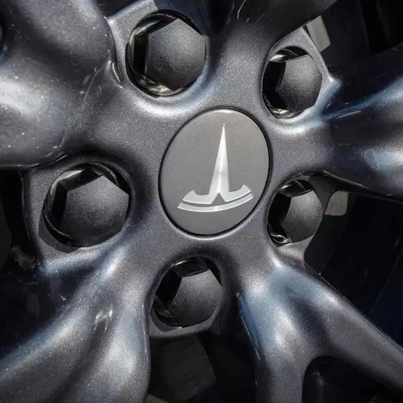 Pegatina para Coche Tesla Coche 56mm Tapas Centrales de Rueda para Tesla Modelo 3 Modelo Y Cubierta de Insignia Tapas de Rueda para Tesla Modelo Y X S 2023 Coche A