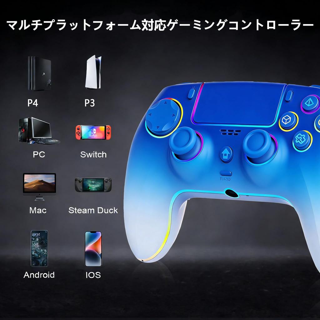 Switch Controller Gamepad Release 25 Hours Continuous 1500mAh High Back Macro Turbo Bluetooth Wireless RGB Gyro Compatible with Includes Japanese