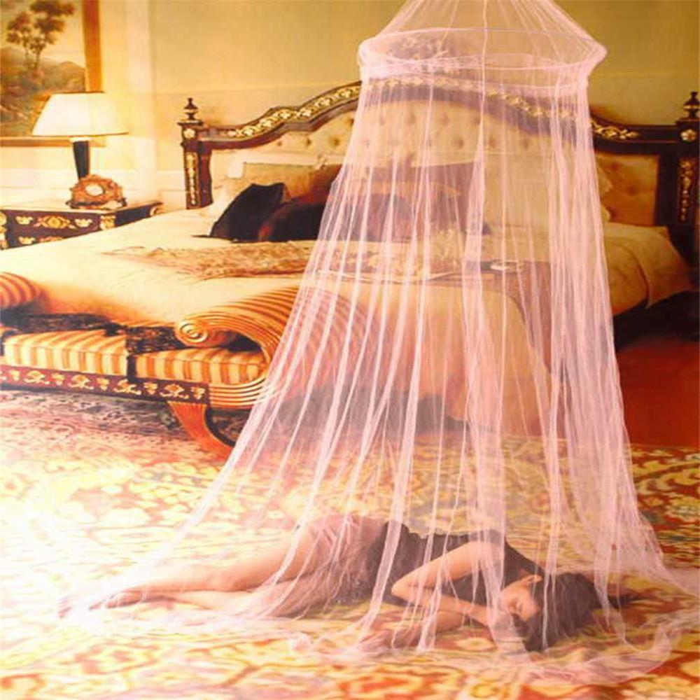 

Bed Net Mosquito Queen Size Home Bedding Lace Canopy Elegant Netting Princess красный