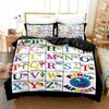 Alphabet Lore Duvet Cover Pillowcase Bedding Set 2/3 Pieces bedroom decoration Girls Boys adult Single/Double/Large Size