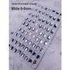 Champagne Colored K9 Octagonal Nail Diamonds for Salons