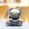 Kwon Ji Yong Plush Cat Keychain With Soft Short Pile For Girls Gift And Bag Decoration
