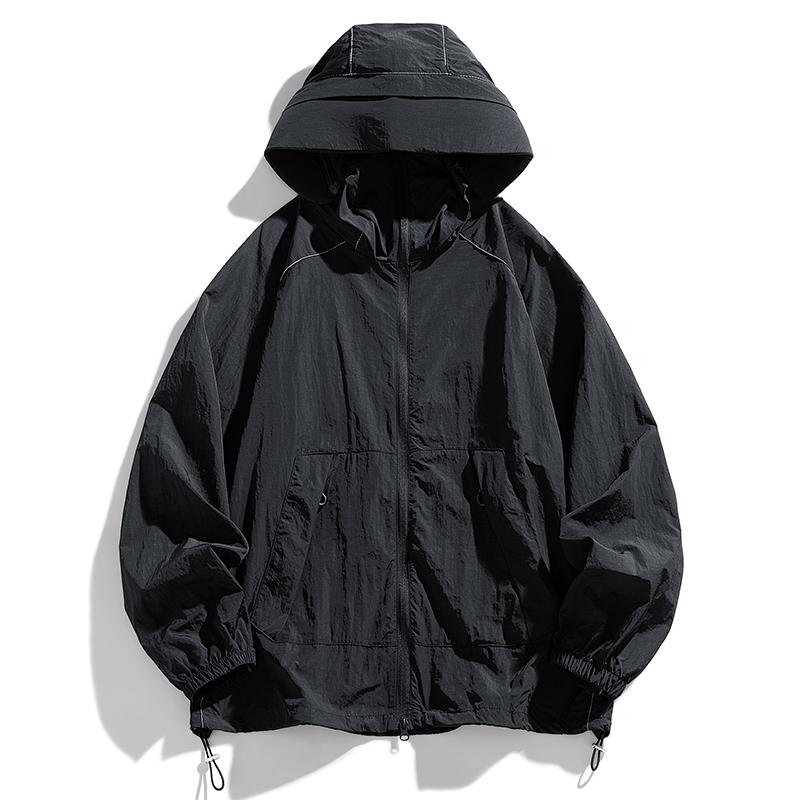 Roupa de Proteção Solar para Exterior Com UPF50 Seda Gelada E Proteção UV, Seda Gelada Ultra-fina E Respirável, Adequada Para Casais