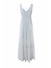 Forest Chic White Spaghetti Strap Dress - Gentle Fairy Long Vacation Dress Sanya Beach Style (f2105)