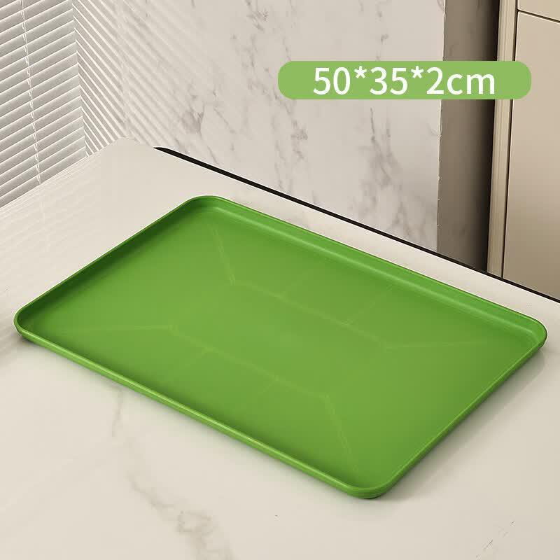Nordic Style Rectangular Plastic Serving Tray