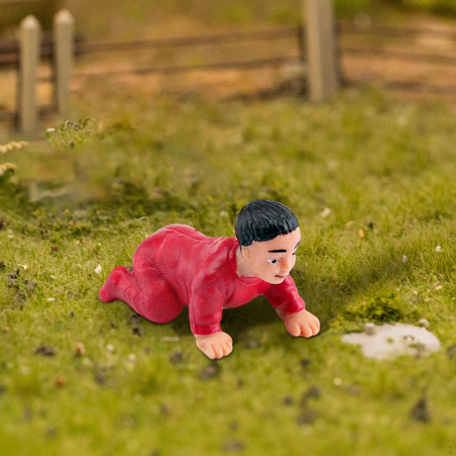 

Миниатюрная фигурка персонажа Архитектурная модель Сказочный сад DIY Проекты Крошечные куклы-люди Infant