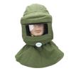 Capuche de Sablage Verre Transparent Écharpe Sableur Housse de Protection pour Peinture au Pistolet