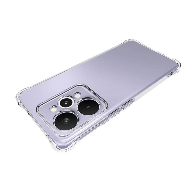 For Realme 15 Pro 5G Clear TPU Case WANLONFENG TM Series 2.0mm Phone Back Cover