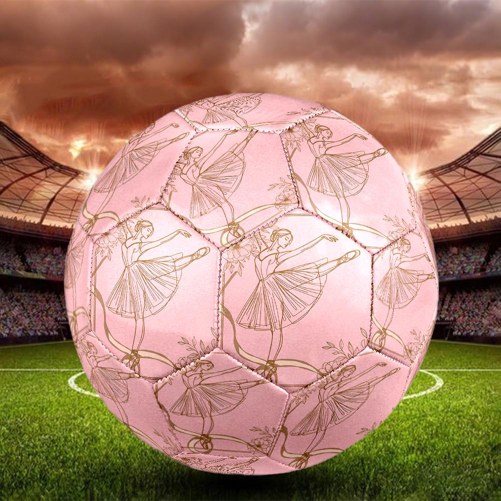 Pallone da Calcio a Tema Balletto Taglia 5, Adatto Sia per Partite Indoor che Outdoor, un Regalo Adatto a Tutti.