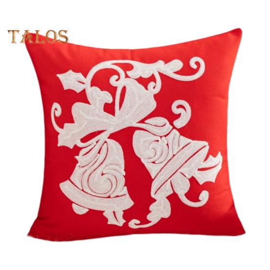 Świąteczna poszewka na poduszkę dekoracyjną Kolorowy motyw kreskówkowy Nadruk Kształt kwadratowy Dekoracja sypialni salonu sofy Poszewka na poduszkę Pokrowiec na poduszkę