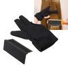 3 Finger Barber Glove Heat Resistance Gloves with Flat Iron Comb Attachment for Hair Styling Black