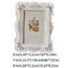 Einfache Anwendung Zarte Form Weißer Fotorahmen DIY Ins Wandbehang Fotorahmen Nordischer Stil Foto Display Ständer Blume