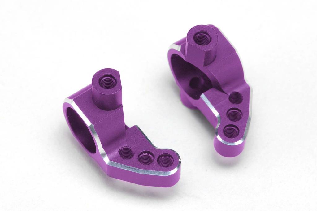 YOKOMO Aluminum Lightweight Front SP Steering Block (Purple) RD/SD Series Y2-415SAP