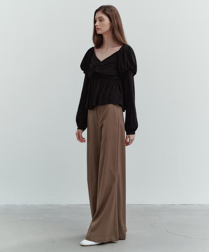 Deotiseu Maxi Wide Long Pants_Tt3W401Br