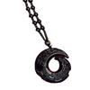 Delicate Obsidian Pendant Necklace Neck Jewelry Fashionable Choker Neck Adornment for Daily Wear Dates Parties